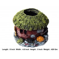 Village Hut Aquarium Decor